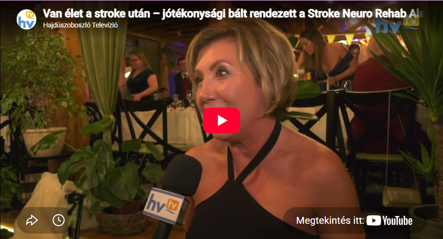Jótékonysági bált rendezett a Stroke Neuro Rehab Alapítvány