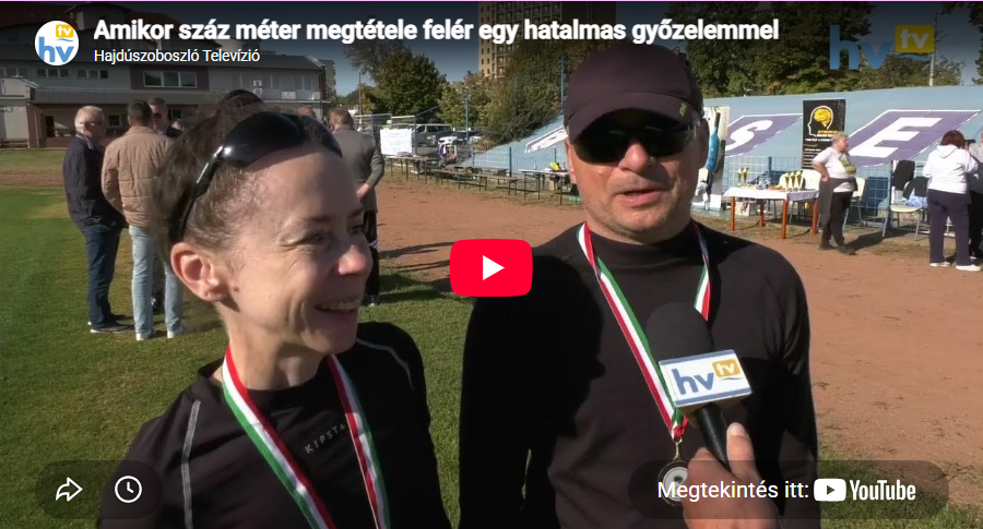  Amikor száz méter megtétele felér egy hatalmas győzelemmel